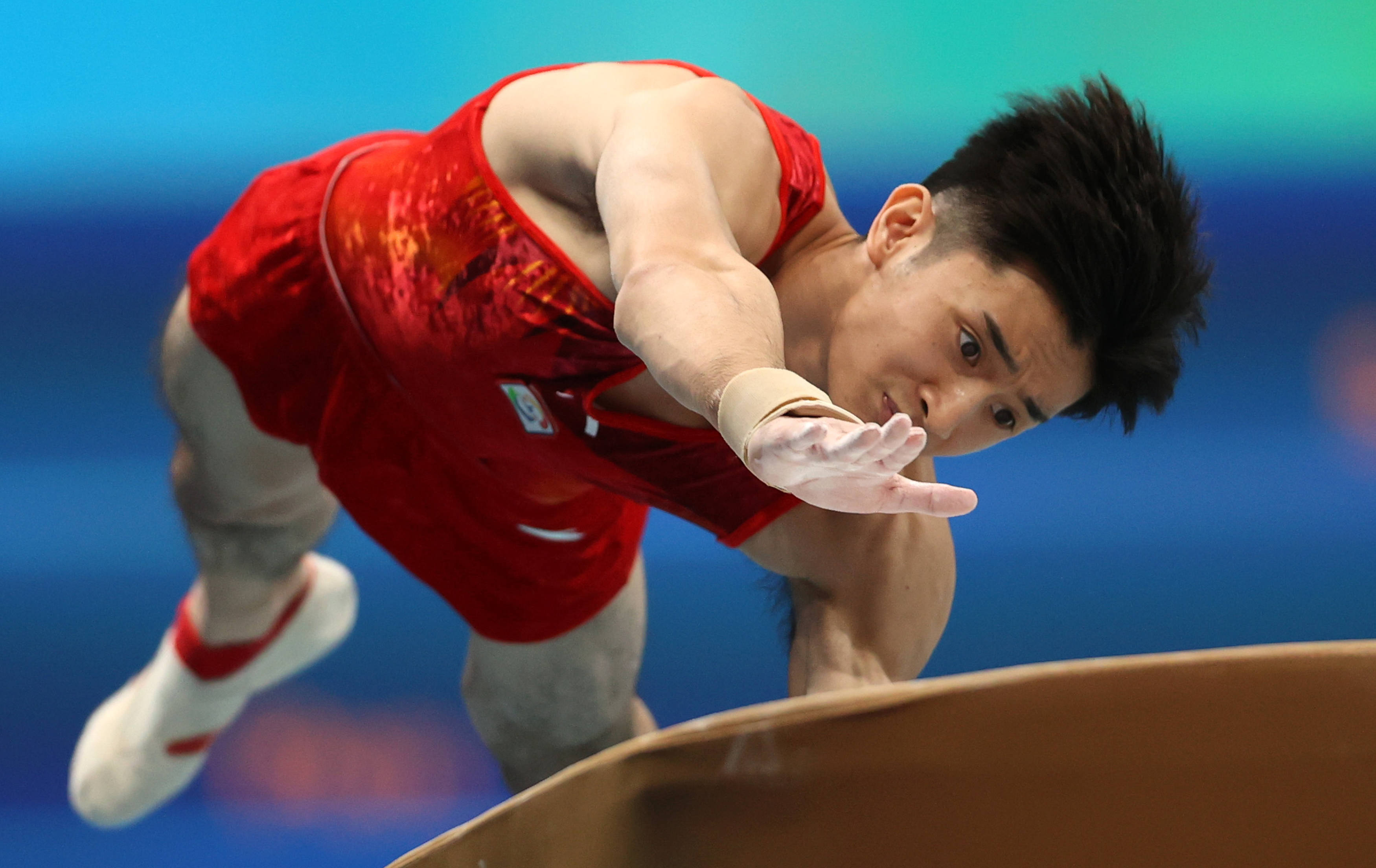 跳马选手表现稳定，备战全力冲刺